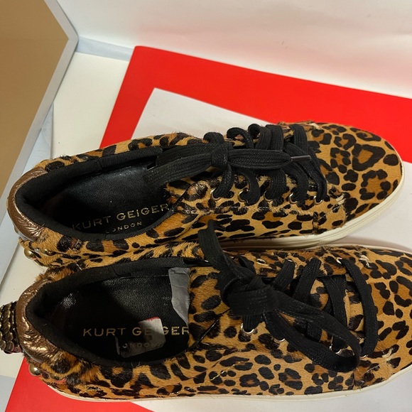 Brand New Kurt Geiger London Sneaker Leopard pattern size 8 (EU 39) - Picture 5 of 11